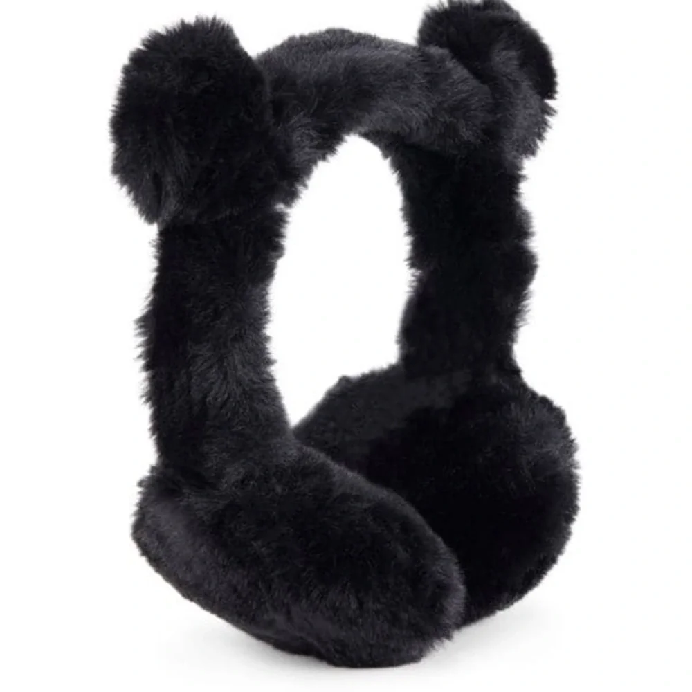 Ugg Faux Fur Animal Ears Kids Earmuffs New With Tags In Box